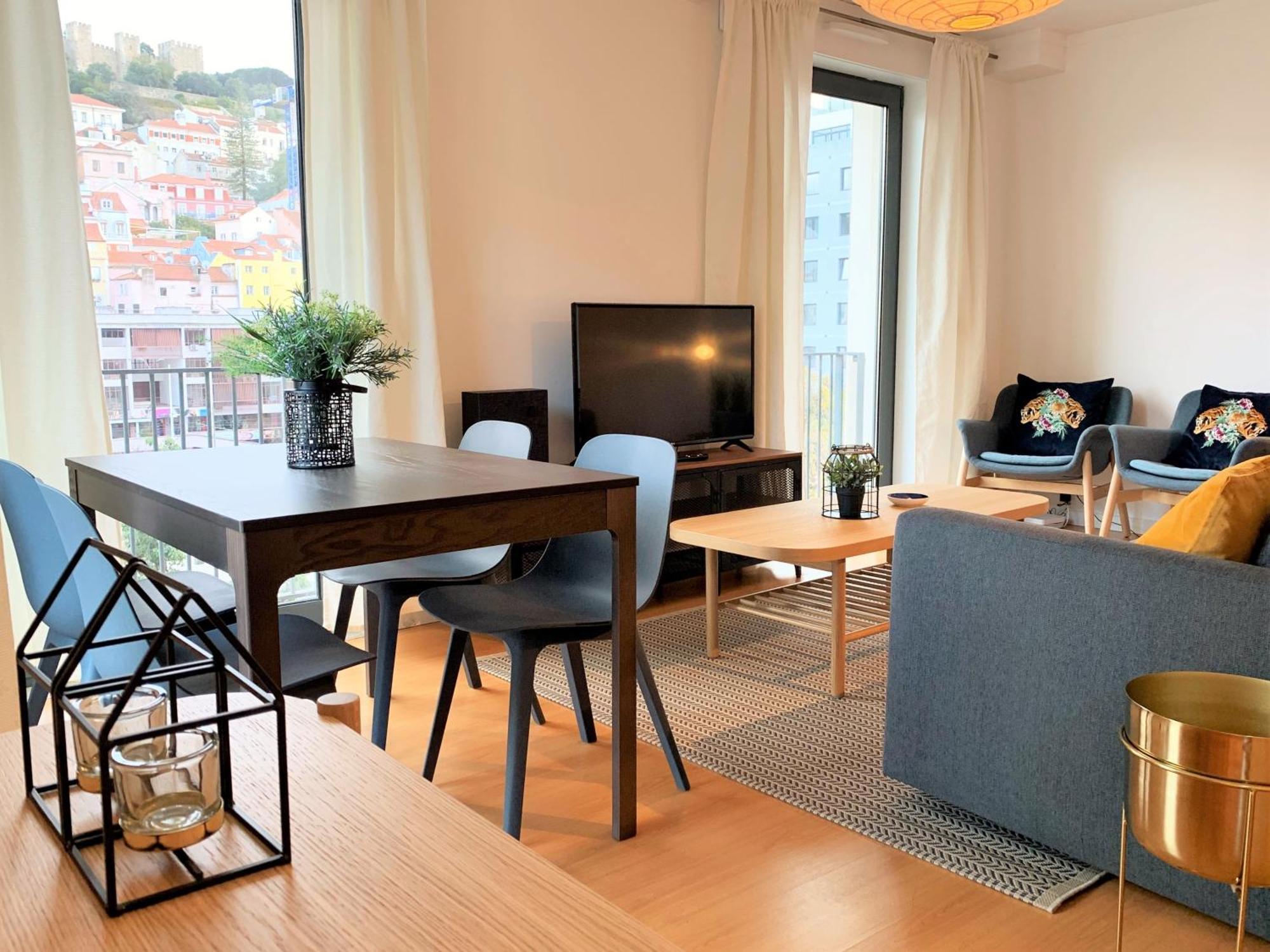 Mm3 Very Central Baixa-Rossio! Castle View And Free Parking! Lissabon Exterior foto
